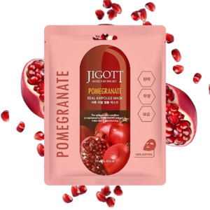 JIGOTT Tkankowa maseczka do twarzy z ekstraktem z granatu 27 ml